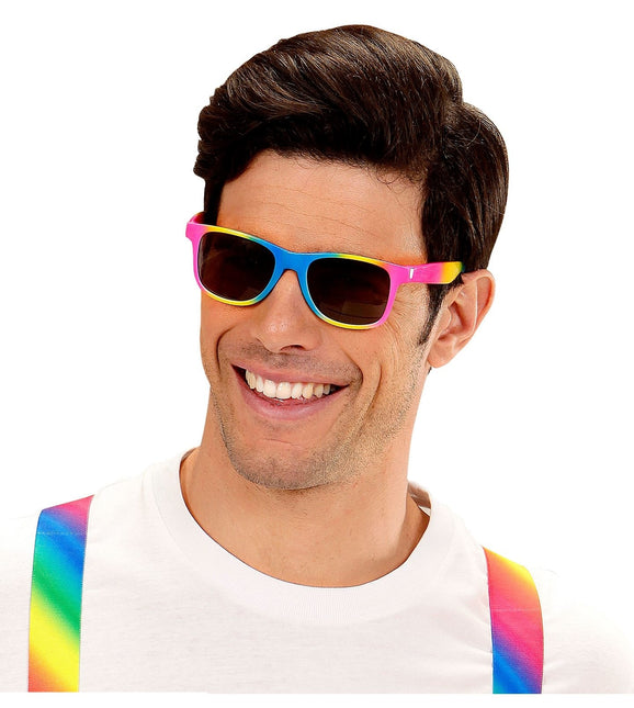 Gafas Amarillo Azul Rosa