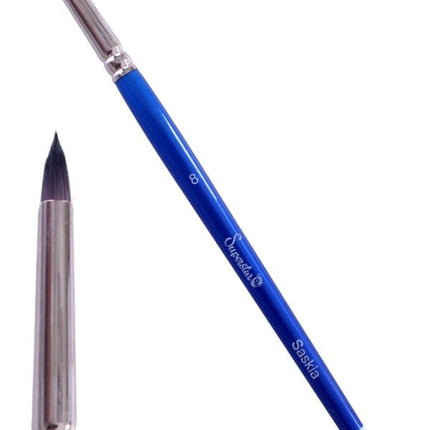 Cepillo Schmink azul Flor n.º8