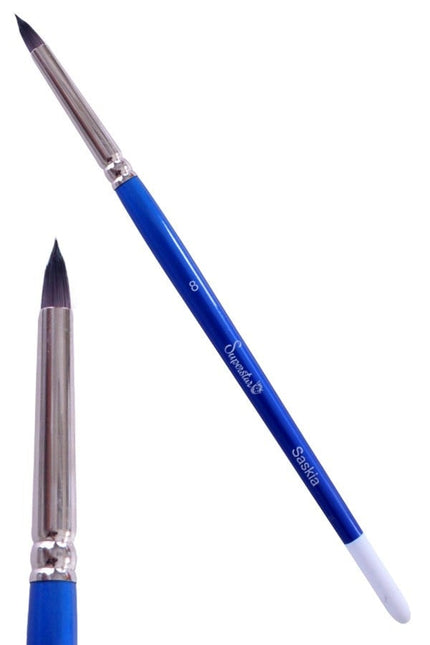 Cepillo Schmink azul Flor n.º8