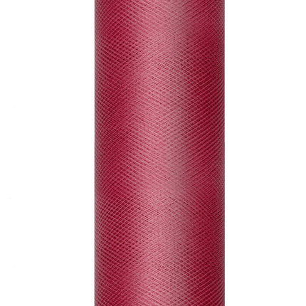 Rollo de Tul Rojo Burdeos 30cm 9m