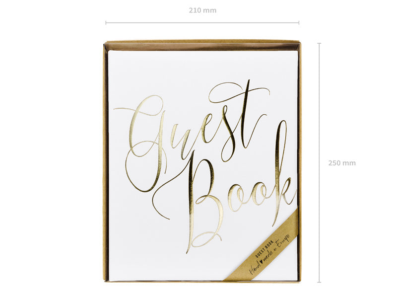 Libro de Visitas Letras Doradas 24,5cm