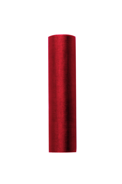 Tela Organza Roja 16cm 9m