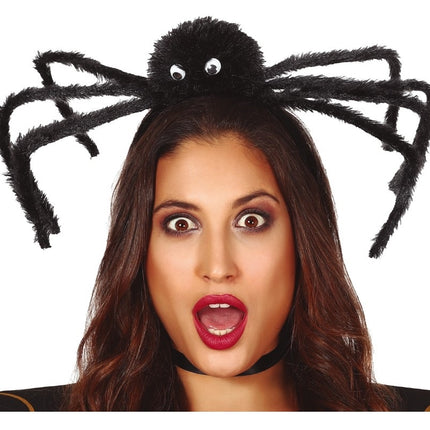 Diadema Halloween Araña Grande