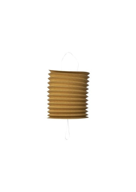 Linterna Dorada Metálica 16cm