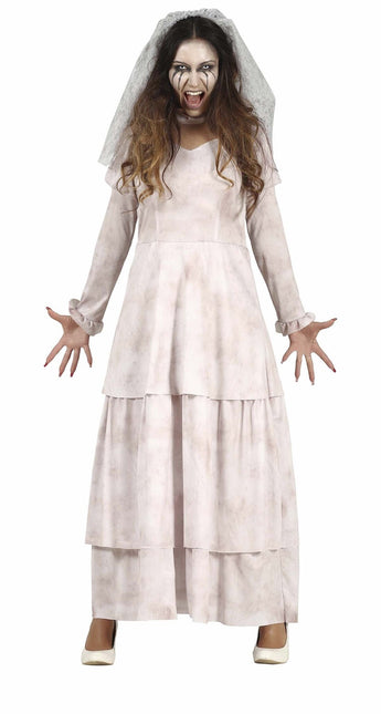 Terror Fantasma Disfraz de Halloween Mujer