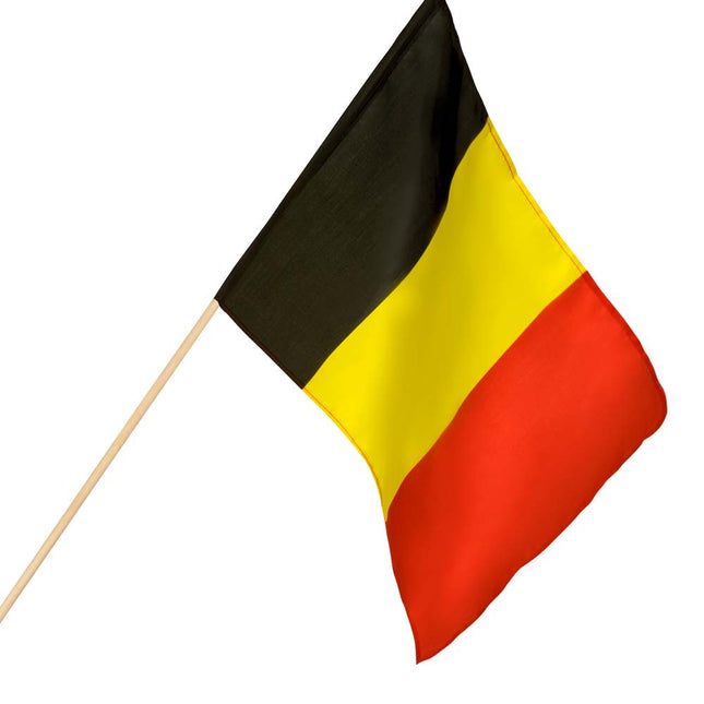 Bandera ondeante de Bélgica 45cm