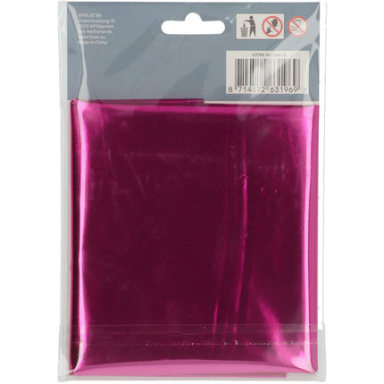 Globo Foil Figura 6 Fucsia Metalizado XL 86cm vacío
