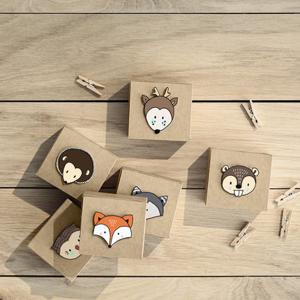 Mini Clavijas Madera 3cm 20uds