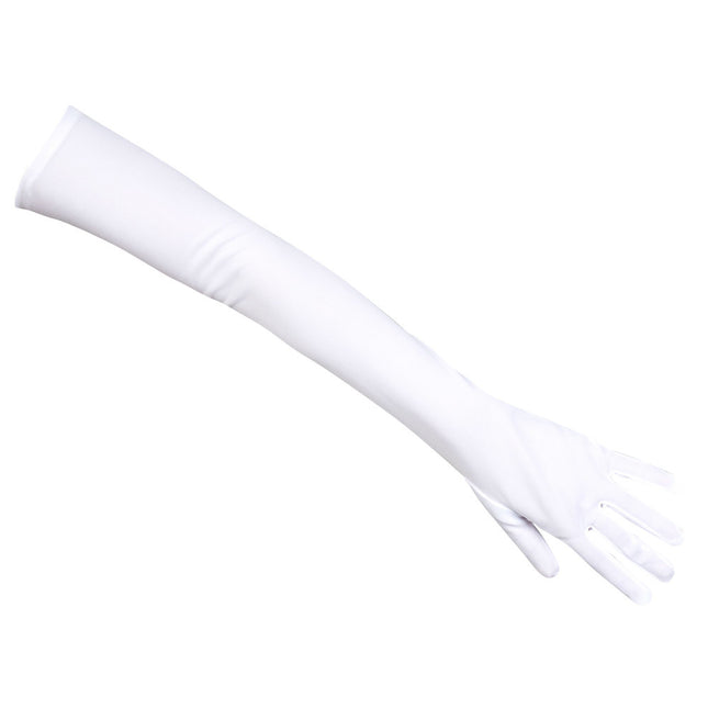 Guantes Blancos Largos 40cm