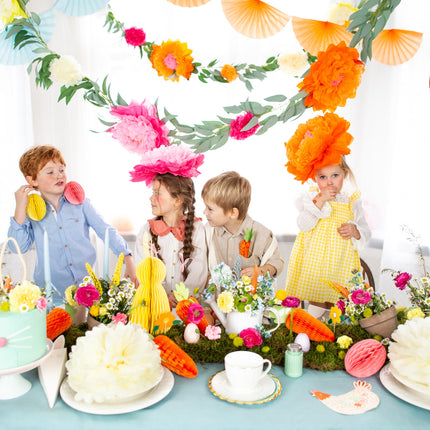 Pompones Flores 3pcs