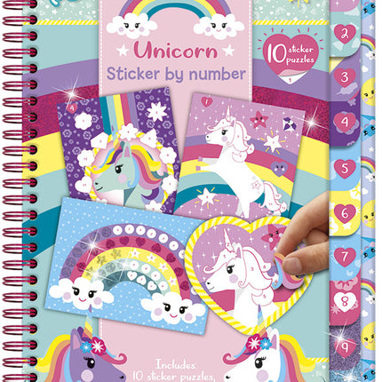 Libro de pegatinas de unicornios grande