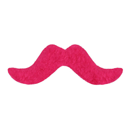 Bigote falso de colores 5uds.