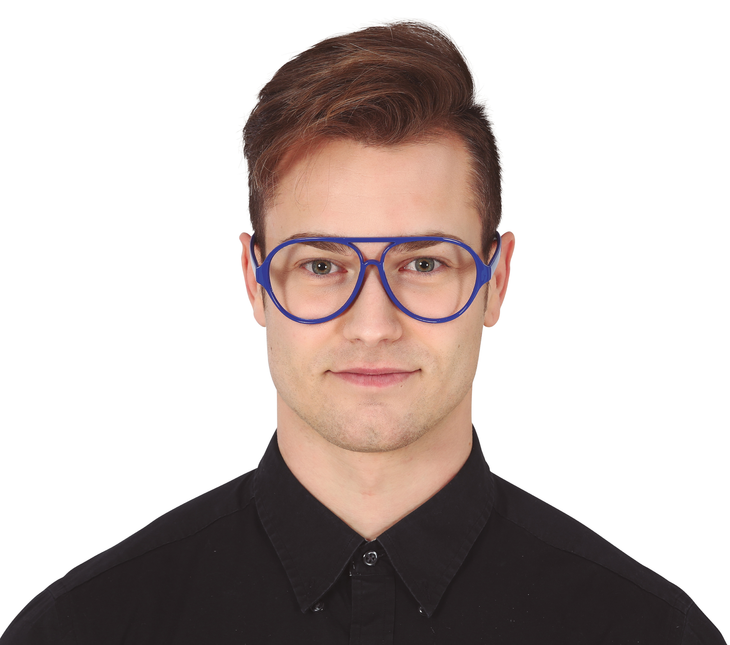 Gafas azules sin cristales