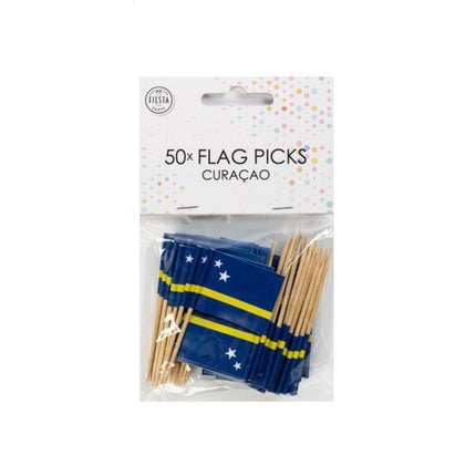 Palillos de cóctel Curaçao 8cm 50uds.