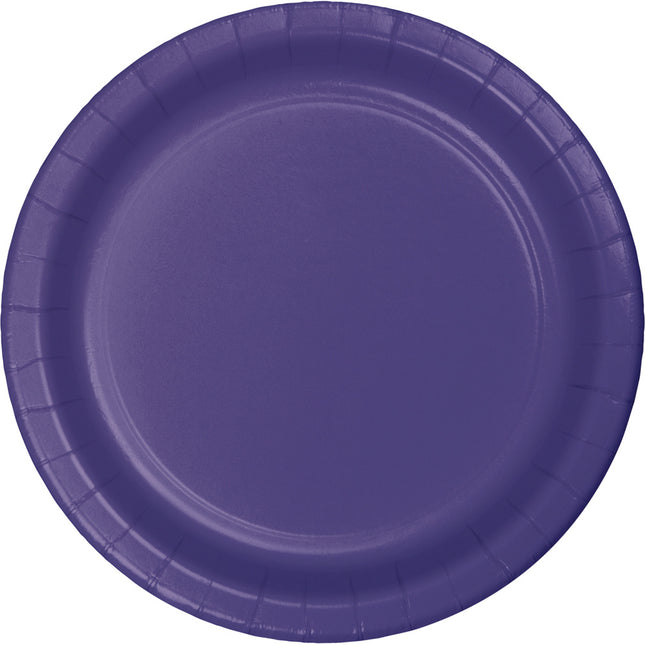 Platos morados 23cm 24uds