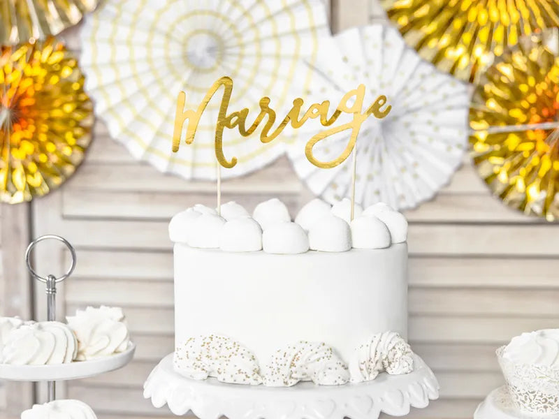 Adorno para tarta de boda Mariage 22,5cm