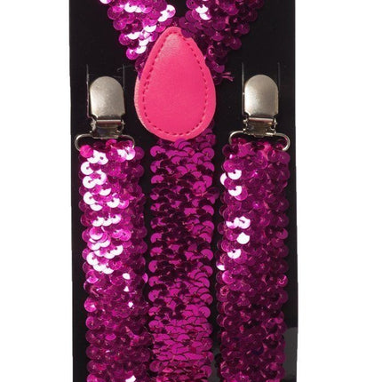 Tirantes Lentejuelas Fucsia