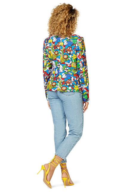 Super Mario Blazer Señoras <tc>OppoSuits</tc>