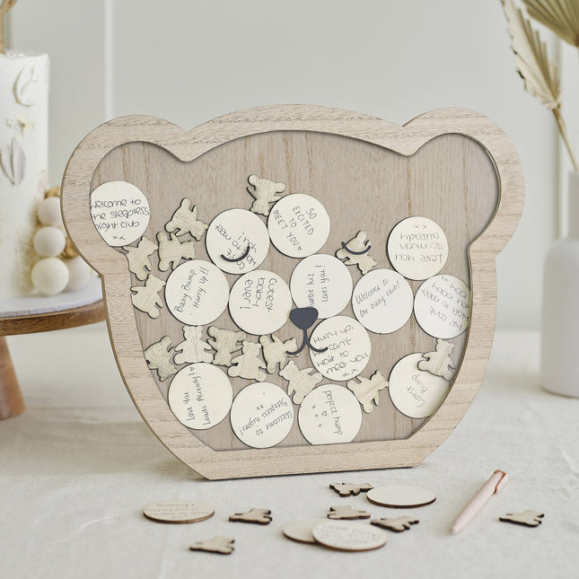 Libro de Invitados de Baby Shower con Centavos