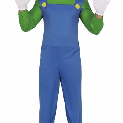 Disfraz de Super Mario Luigi para hombre