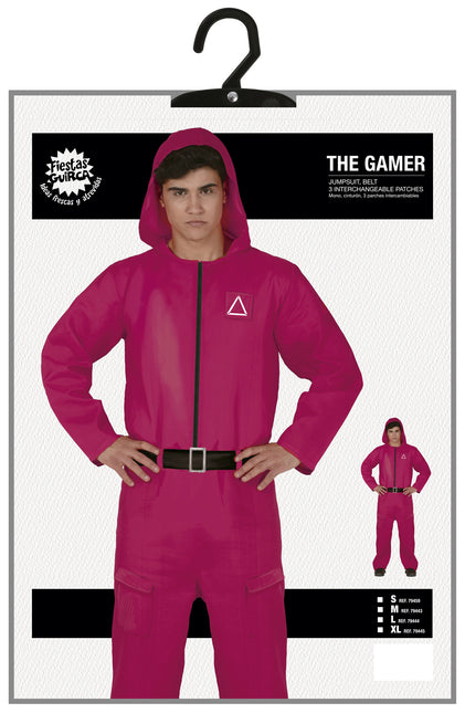 Calamar Juego Disfraz Niños Rojo