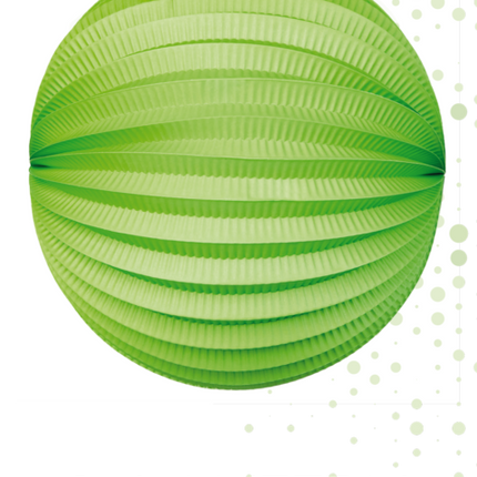 Lampión verde claro 25cm