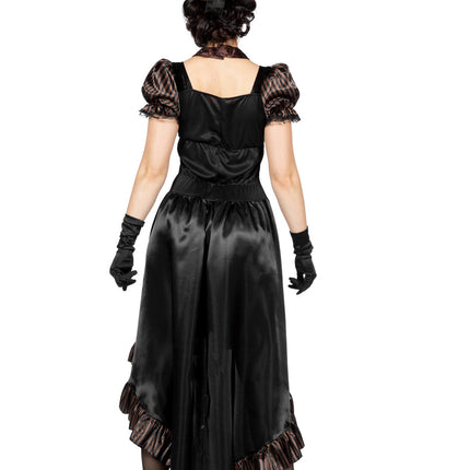 Vestido Steampunk Negro Señoras