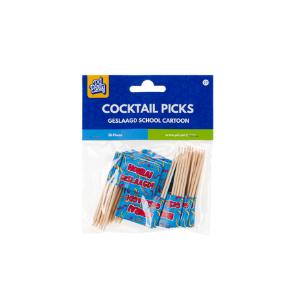 Palitos de cóctel con éxito 50 uds.