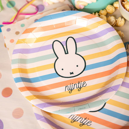 Miffy Platos de Colores 23cm 8uds.