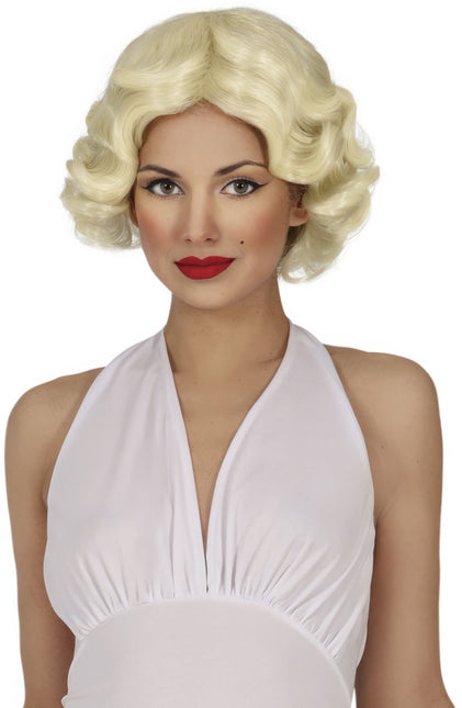 Peluca Marilyn Monroe Rubia