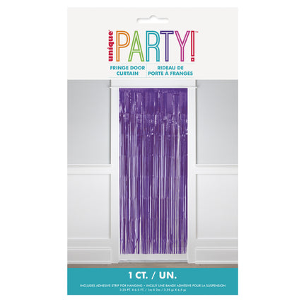 Cortina de puerta morada 2m