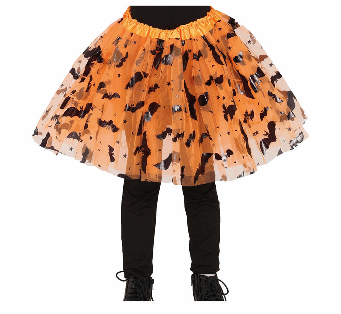 Tutú naranja de Halloween