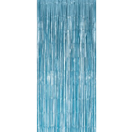Lámina azul claro para cortina de puerta 2,4 m