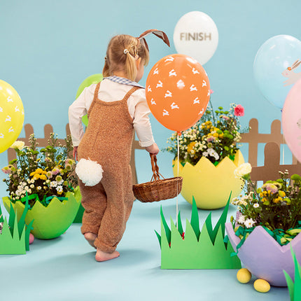 Globos Gira Huevo de Pascua 30cm 7pcs