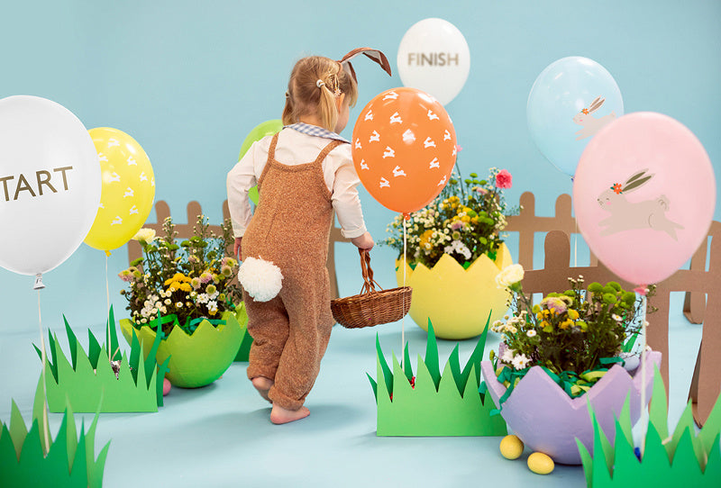 Globos Gira Huevo de Pascua 30cm 7pcs
