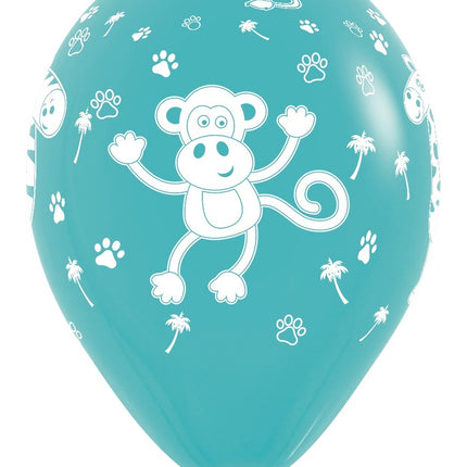 Globos Animales de la Selva Fashion Mix 30cm 25pcs
