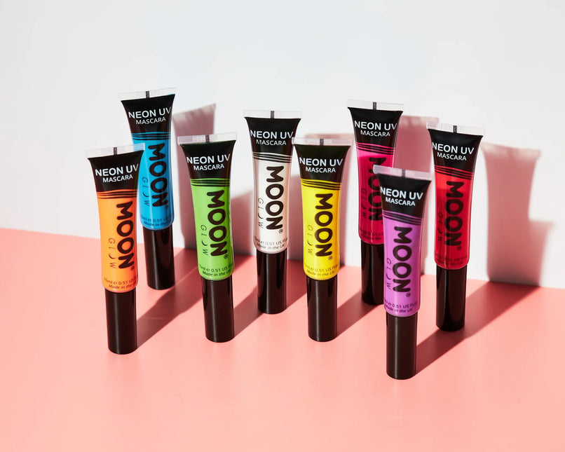 Máscara de pestañas Moon Glow Neon UV Rosa Intenso 15ml