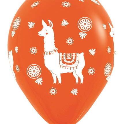 Globos Lama Mix 30cm 25pcs