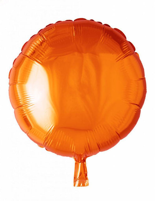 Globo de Helio Redondo Naranja 46cm Vacío