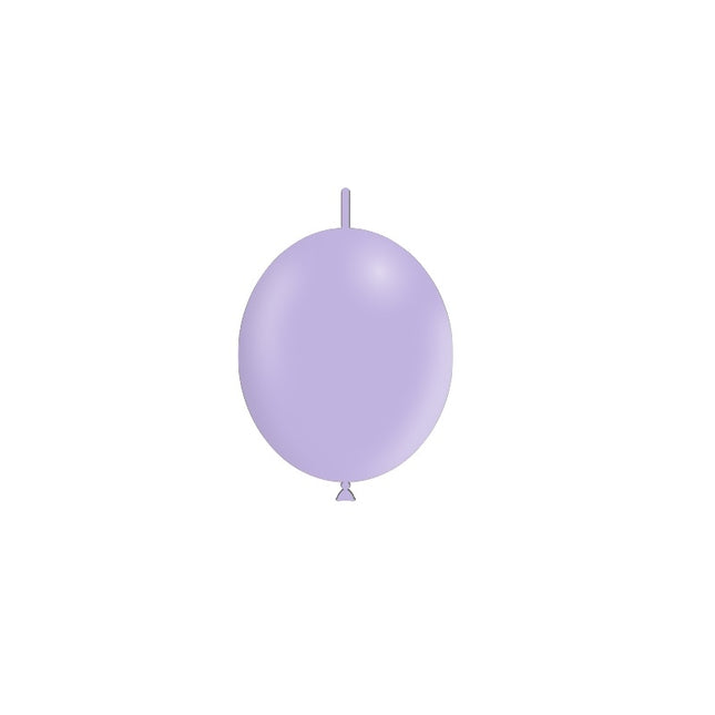 Globos Botón Lila 15cm 100pcs