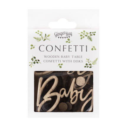 Confetti Bebé Madera 18uds.
