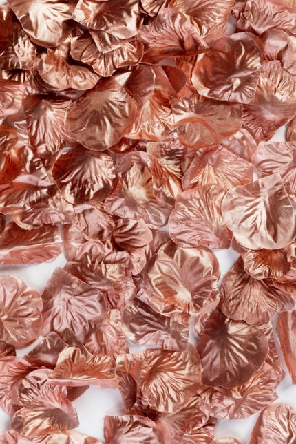 Pétalos de rosa dorados 144uds.