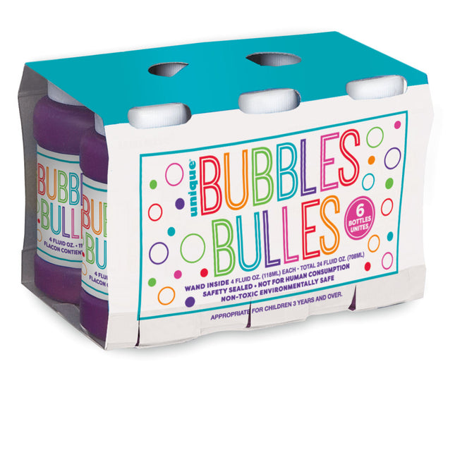 Breakout presenta Sopladores de burbujas 118ml 6pcs