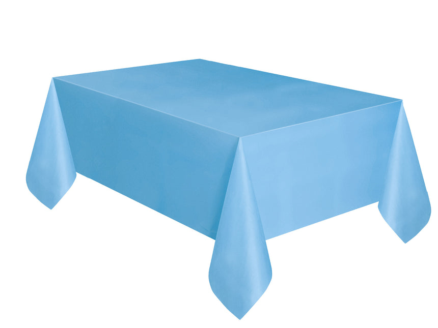 Mantel Azul Claro Plástico 2,74m