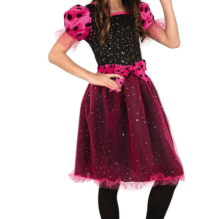 Disfraz Bruja Halloween Niña Rosa