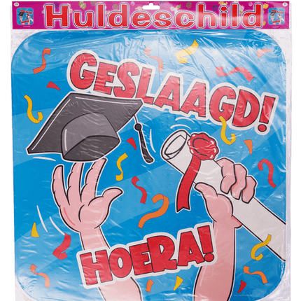 Señal de Puerta Pasada Caricatura 50cm