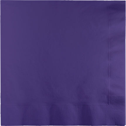 Servilletas Moradas 3 Capas 33cm 50ud.