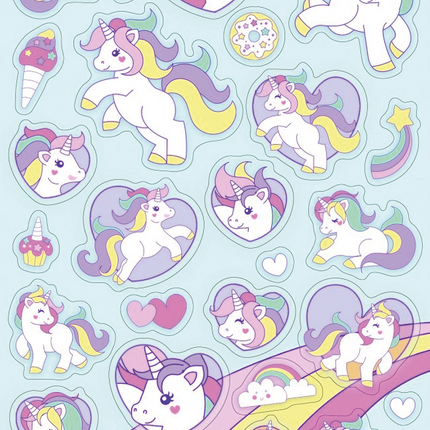 Unicornios Pegatinas Arco Iris