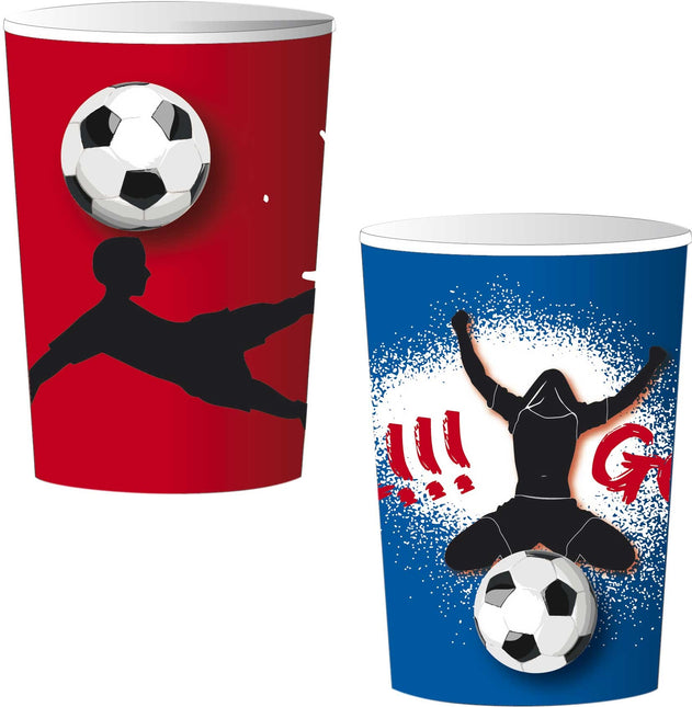 Tazas Goal 250ml 8uds.