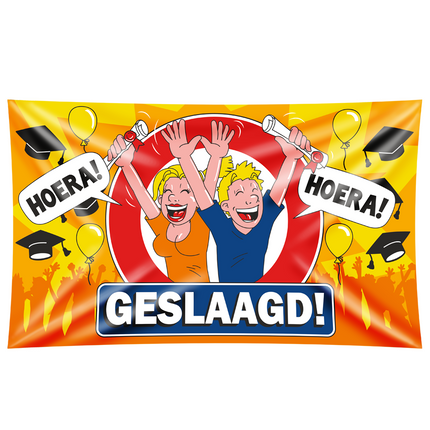 Exitosa Bandera de Pared Hurra 1,5m